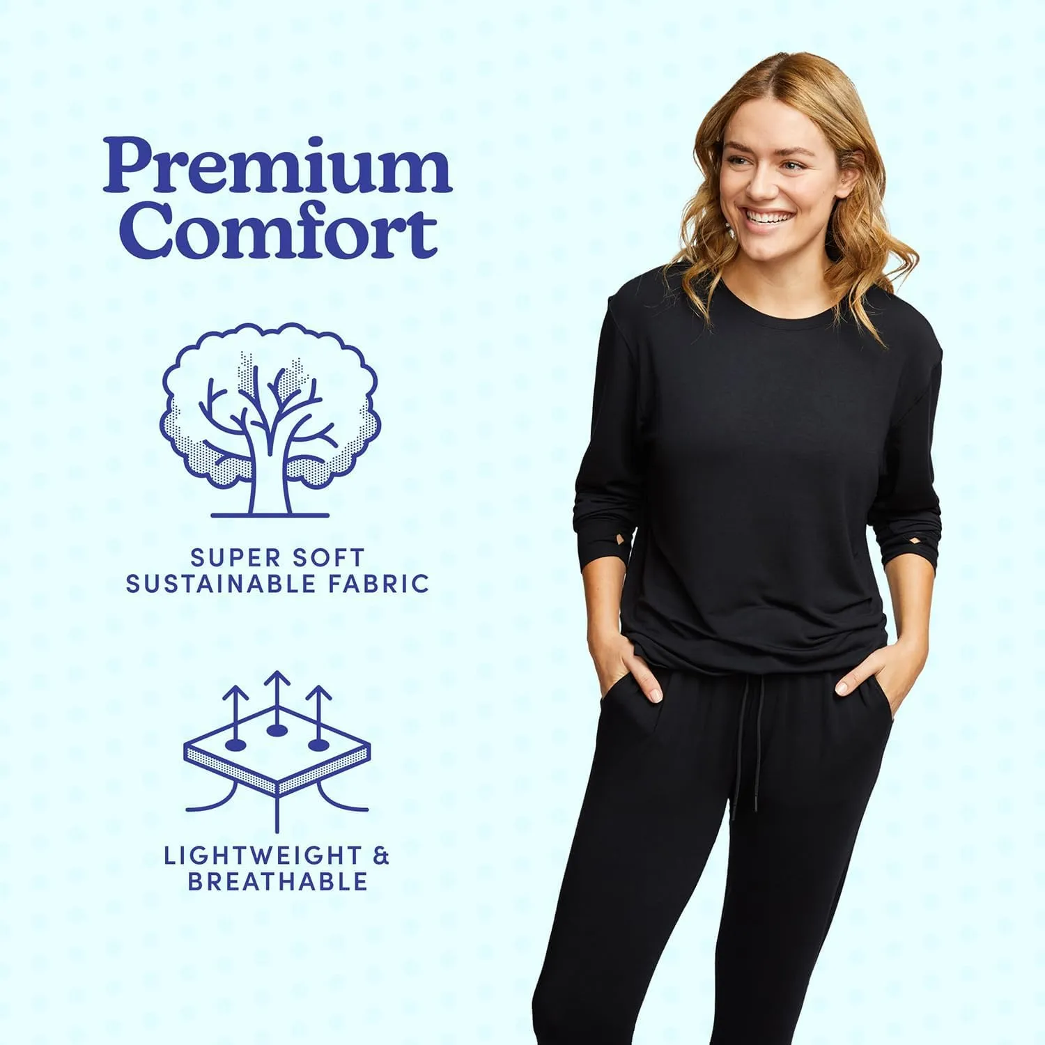 Jambys No-Sweat Sweatpants | Long Unisex Lounge Pajama & Sleepwear| Ultra-Soft