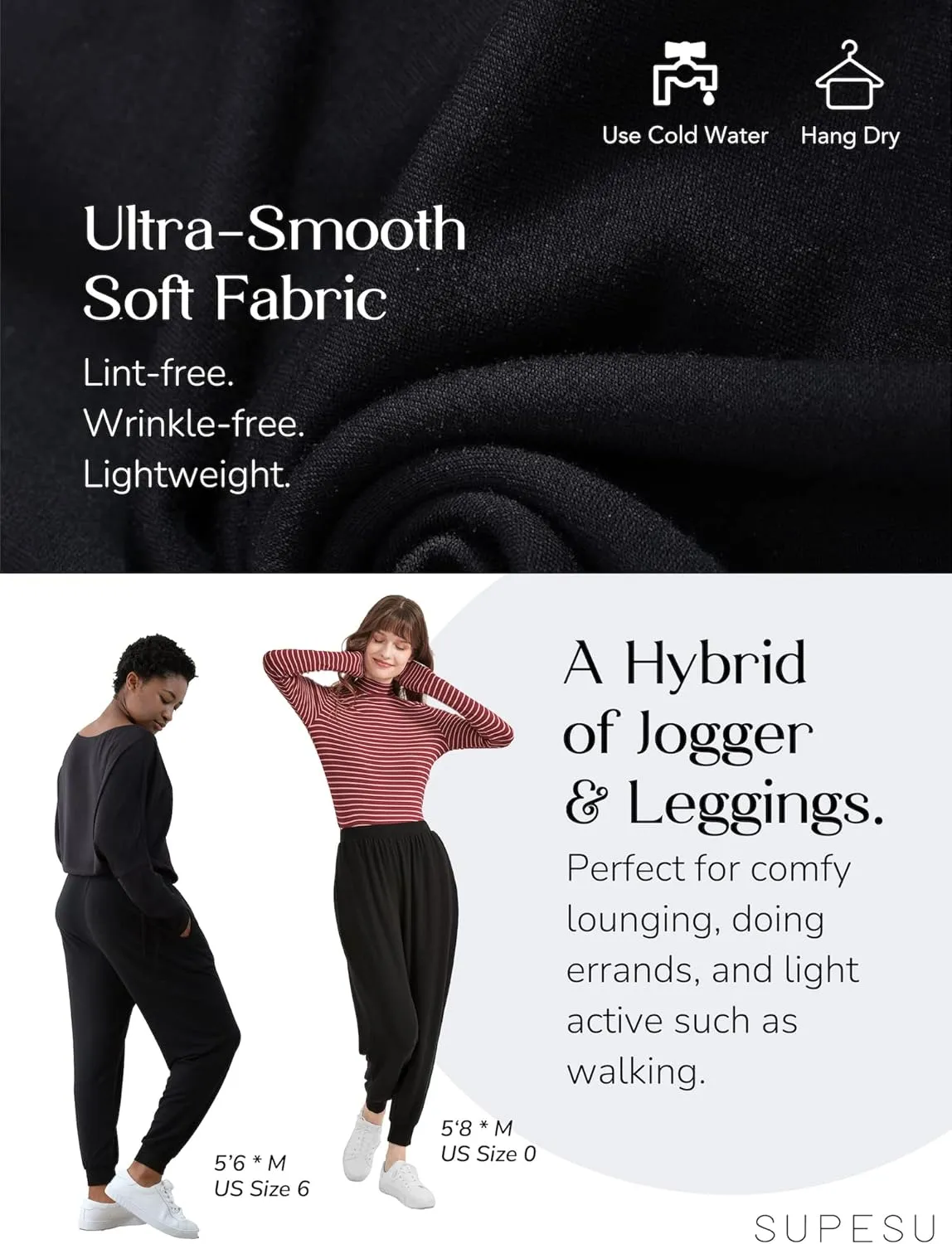 Jeannie Joggers, High Waisted, Simply Soft* Terry Fabric