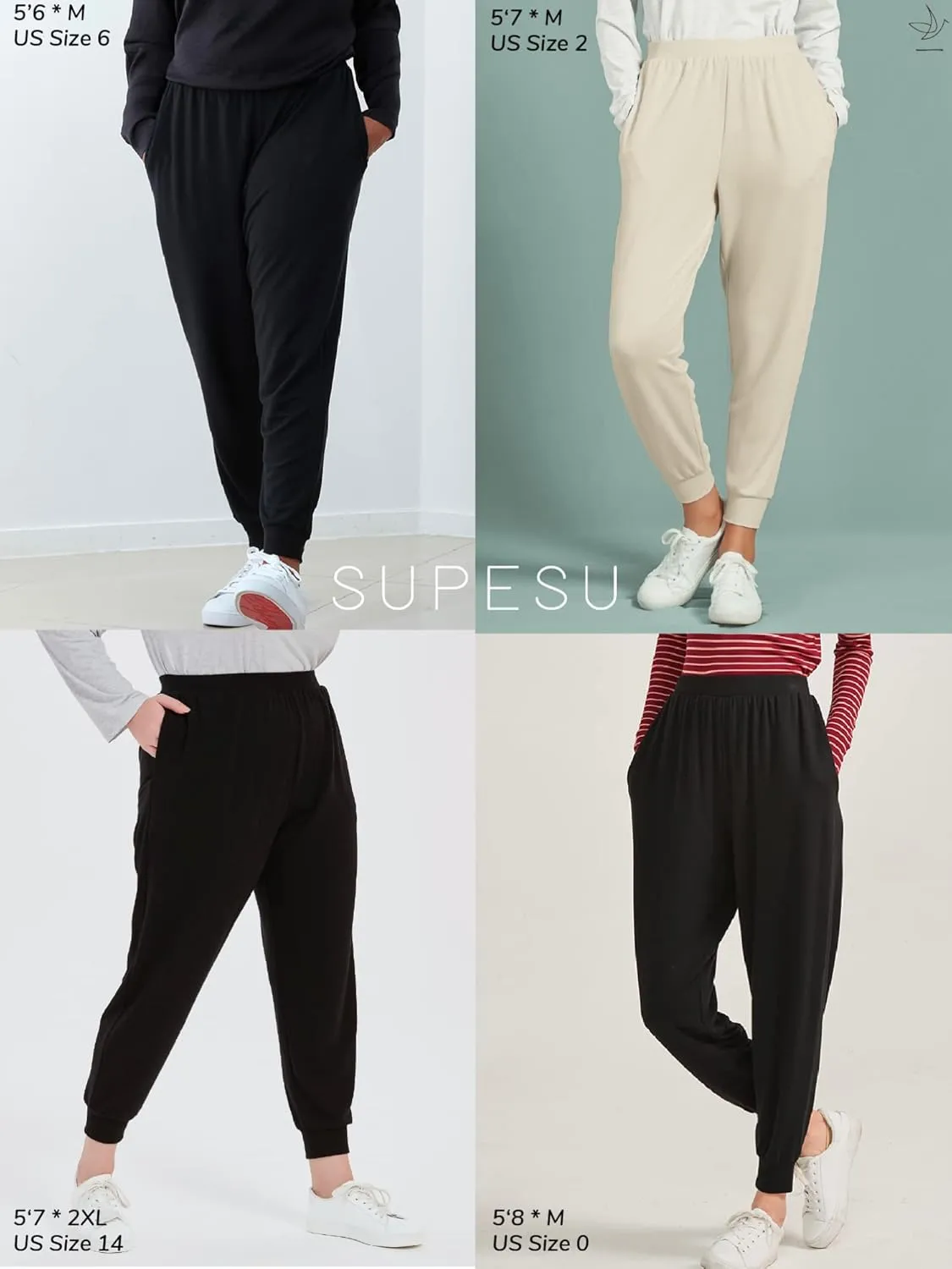 Jeannie Joggers, High Waisted, Simply Soft* Terry Fabric