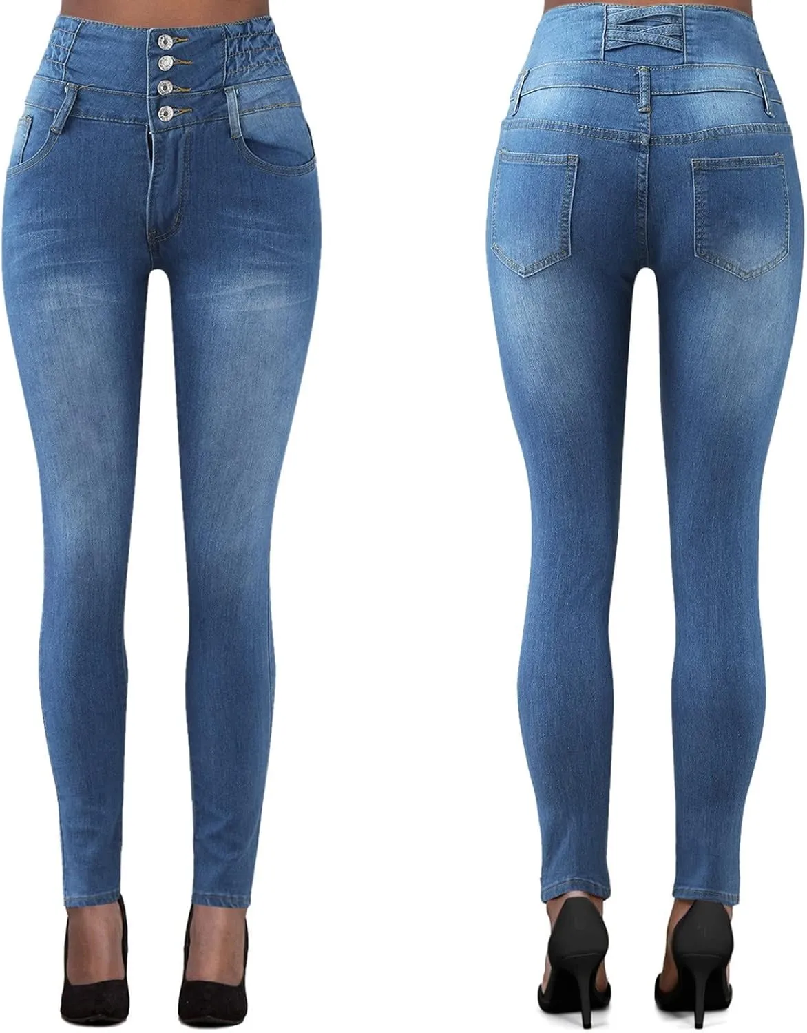 Jeans for Women High Waisted Stretch Skinny Casual Straight Leg Ladies Trendy Bootcut Denim Petite Jean 2025 Pants
