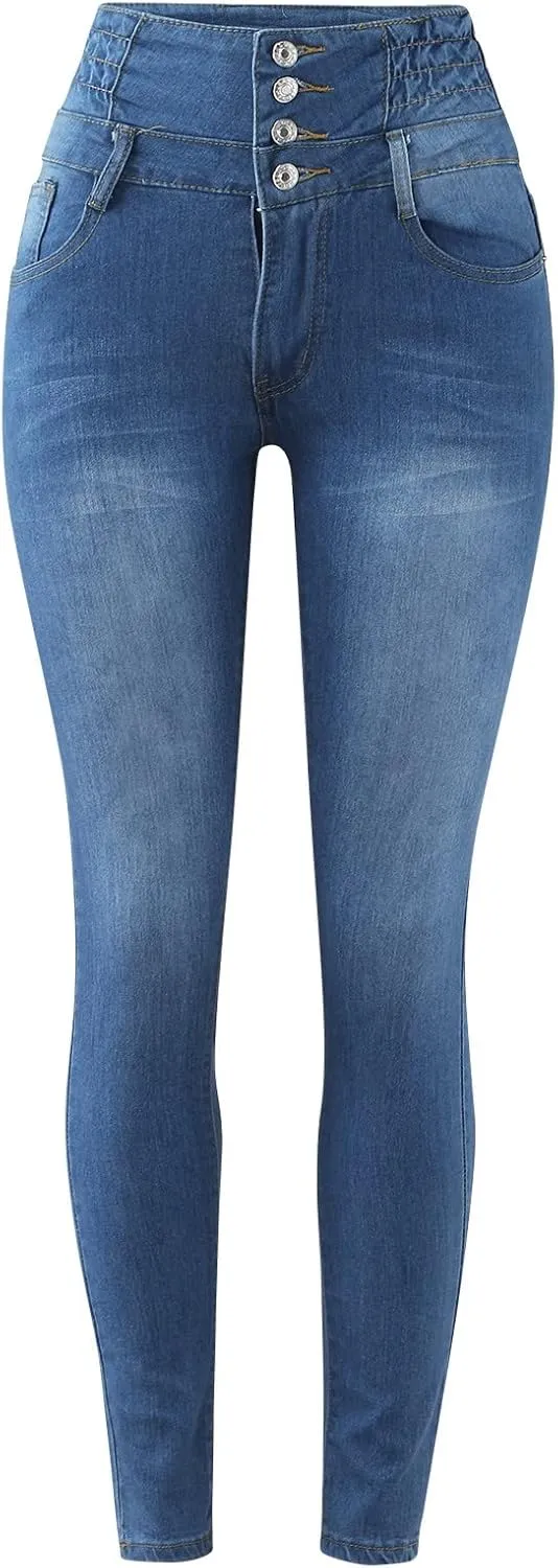 Jeans for Women High Waisted Stretch Skinny Casual Straight Leg Ladies Trendy Bootcut Denim Petite Jean 2025 Pants