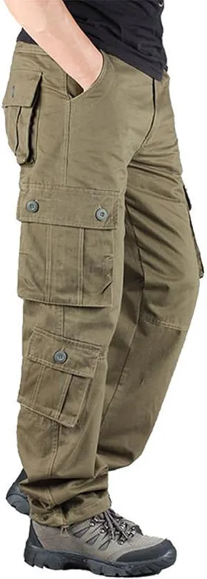 Joggers for Men Quick Dry Hiking Outdoor Workout Tactical Utility Sweatpants with Zipper Pockets
