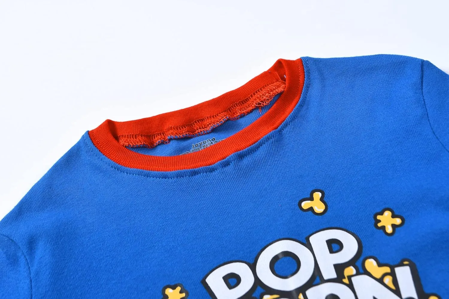 Joyond Boys Pure Cotton Summer Pjs for 2-14 Years, Kids Short Sleeve 4-Piece Pajamas Set Little Boys Sleepwear