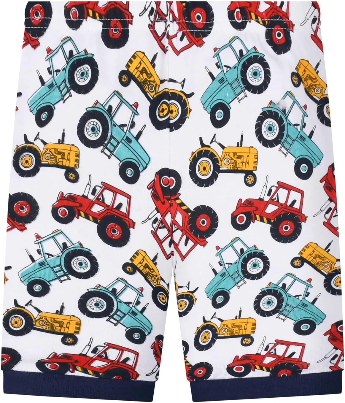 Joyond Boys Pure Cotton Summer Pjs for 2-14 Years, Kids Short Sleeve 4-Piece Pajamas Set Little Boys Sleepwear