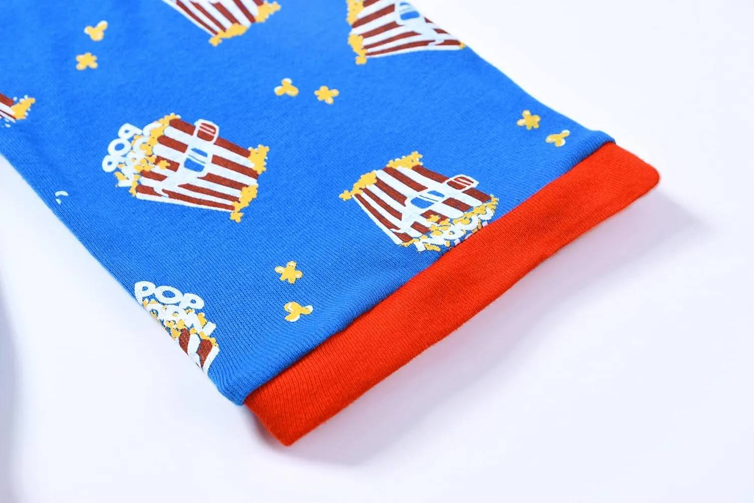 Joyond Boys Pure Cotton Summer Pjs for 2-14 Years, Kids Short Sleeve 4-Piece Pajamas Set Little Boys Sleepwear