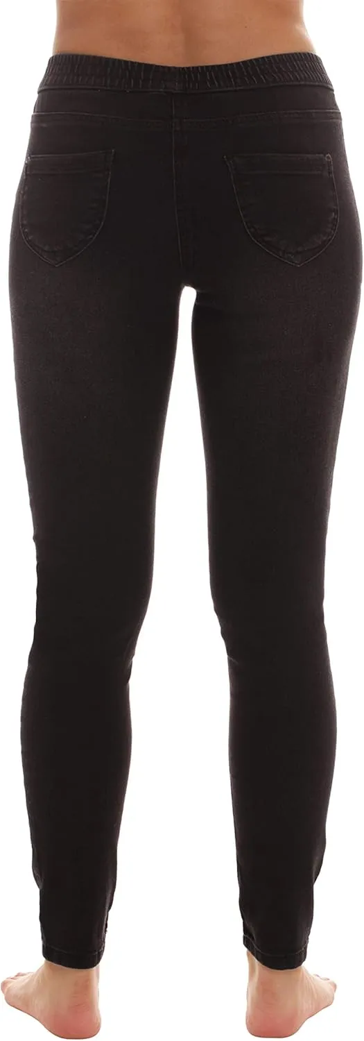 Just Love Ripped Denim Jeggings for Women Jeans Leggings