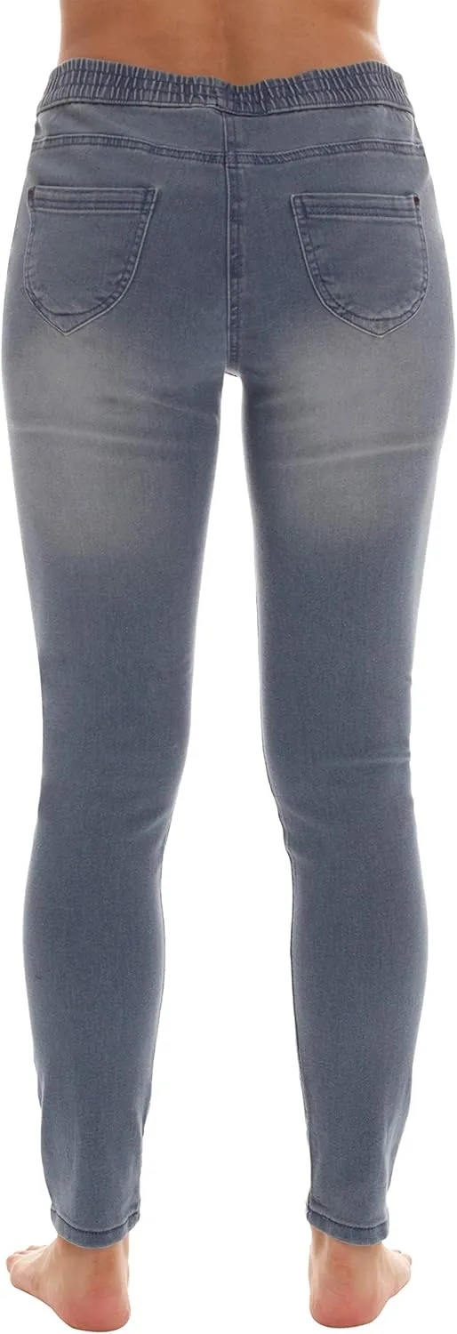 Just Love Ripped Denim Jeggings for Women Jeans Leggings