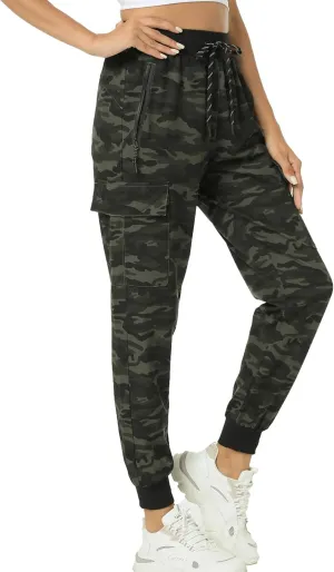 Kcutteyg Womens Joggers with Pockets, Lightweight Quick Dry Athletic Workout Soft Pants for Gym, Yoga, Running