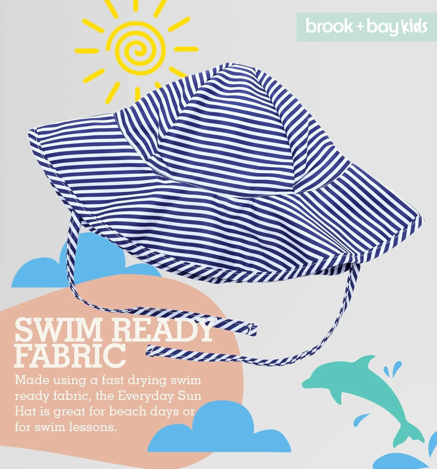 Kids Sun Hat - Toddler Beach Hat, Girls Sun Hat, Sun Hat Toddler, Kids Beach Hat - Kids Sun Hat Boys & Girls with Wide Brim