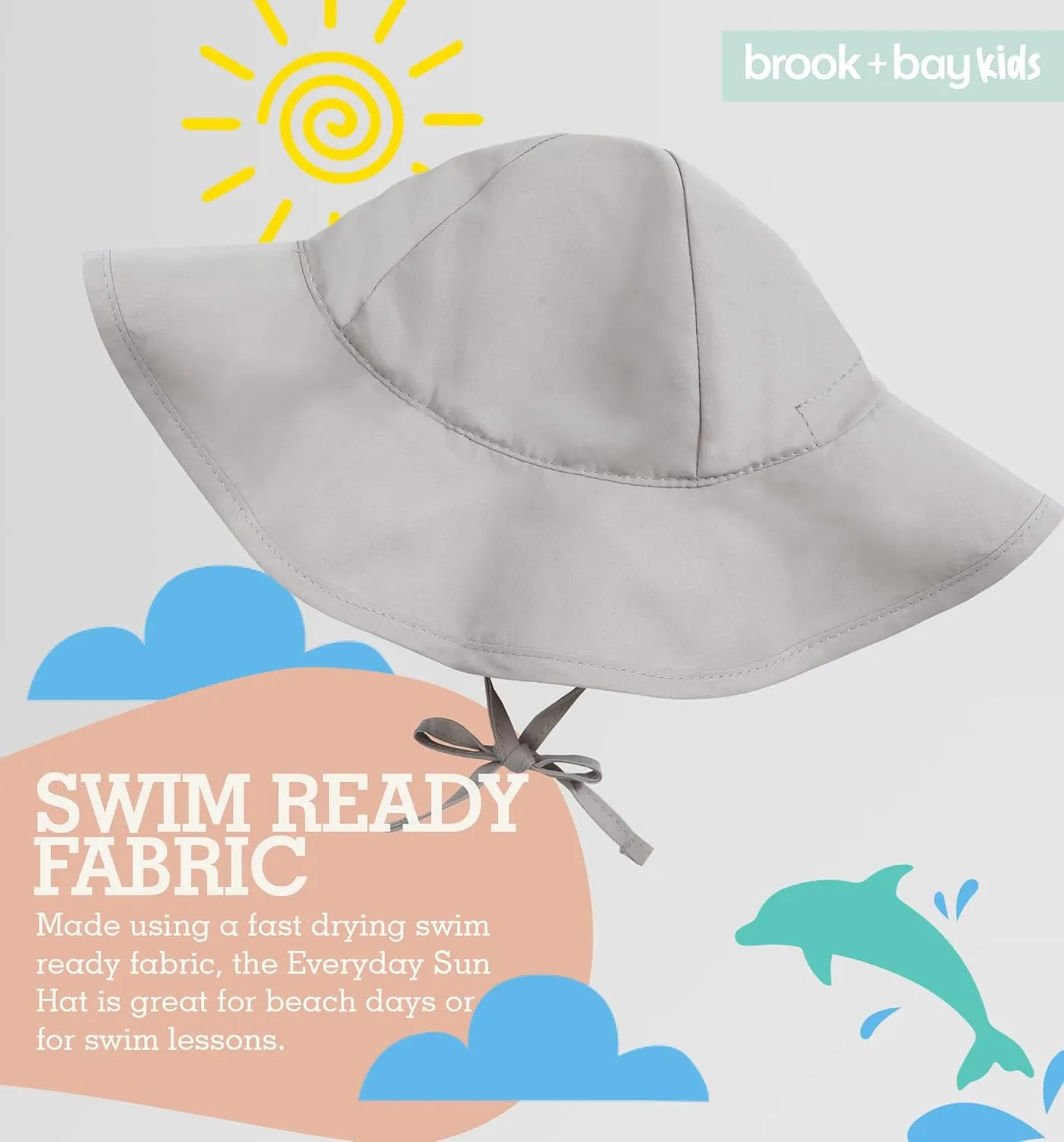 Kids Sun Hat - Toddler Beach Hat, Girls Sun Hat, Sun Hat Toddler, Kids Beach Hat - Kids Sun Hat Boys & Girls with Wide Brim