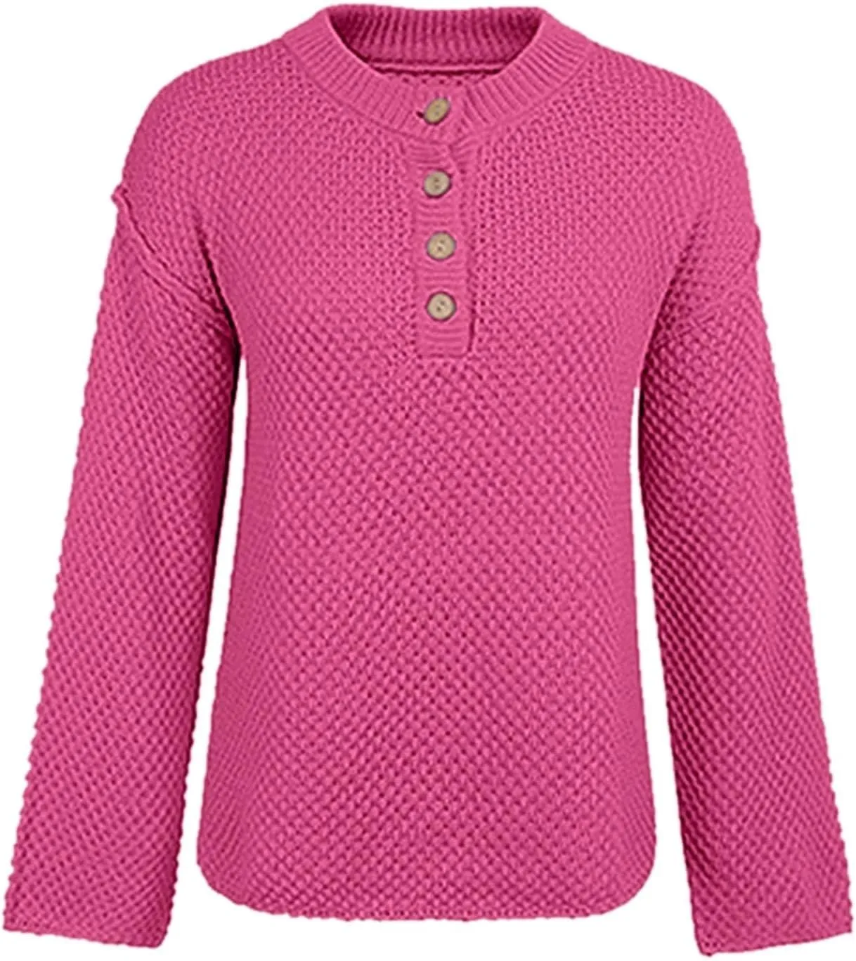 LCMTWX Womens Oversized Sweaters Casual Pullover Soft Knit Cardigan Sweater 2023 Fall Oversized Ribbed Knit Pullover Top