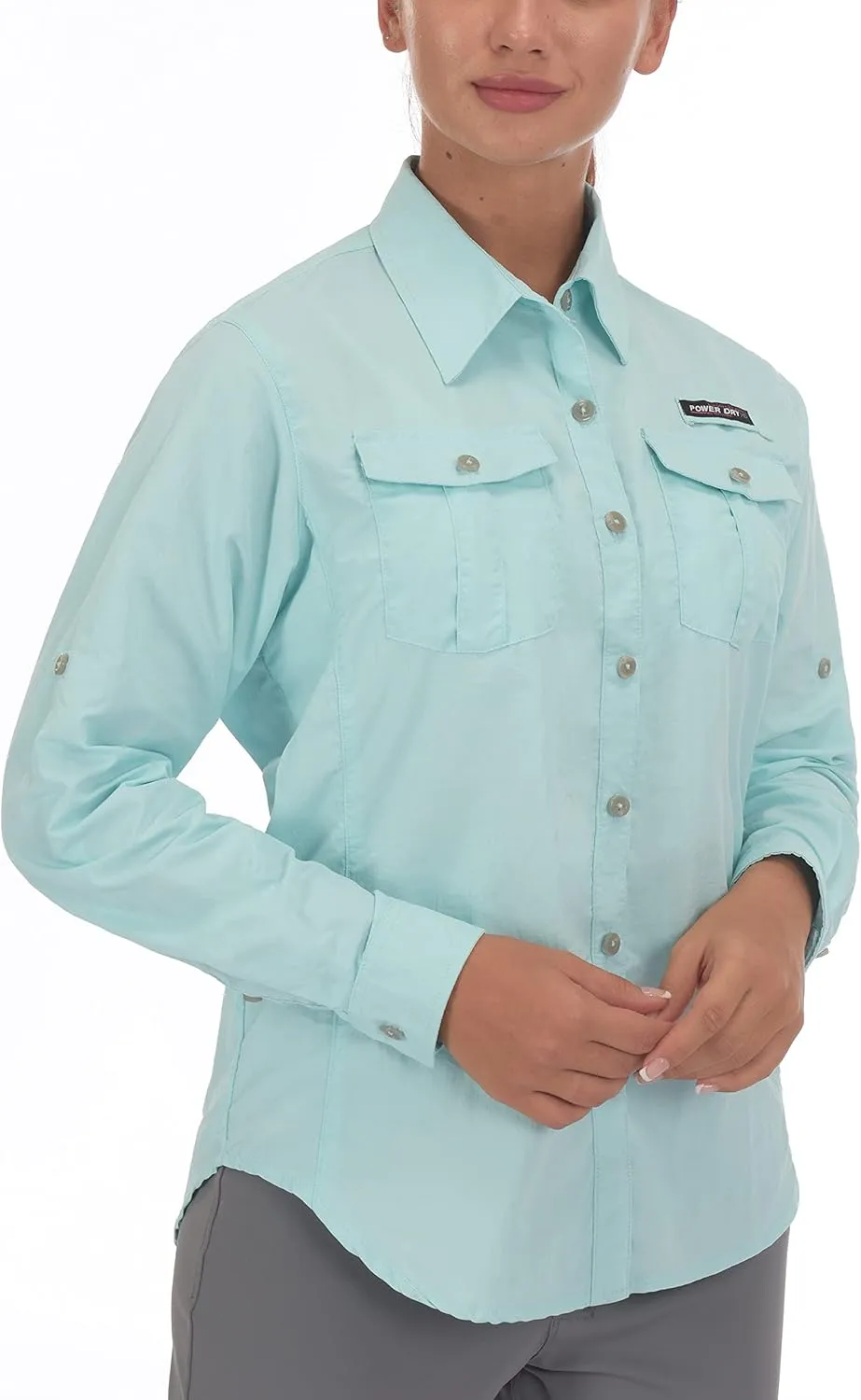 Little Donkey Andy Women's UPF 50  UV Protection Shirt, Long Sleeve Fishing Shirt, Breathable and Fast Dry