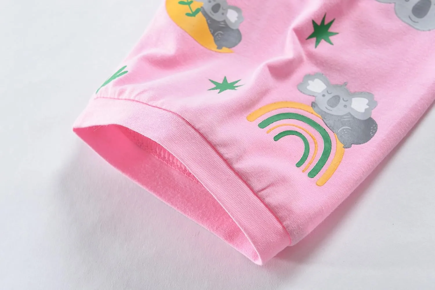 Little Girls Pajamas Short Sleeve 100% Cotton Toddler Pjs Mermaid Sleepwear Unicorn Pajama Summer Clothes Sets 1-7T