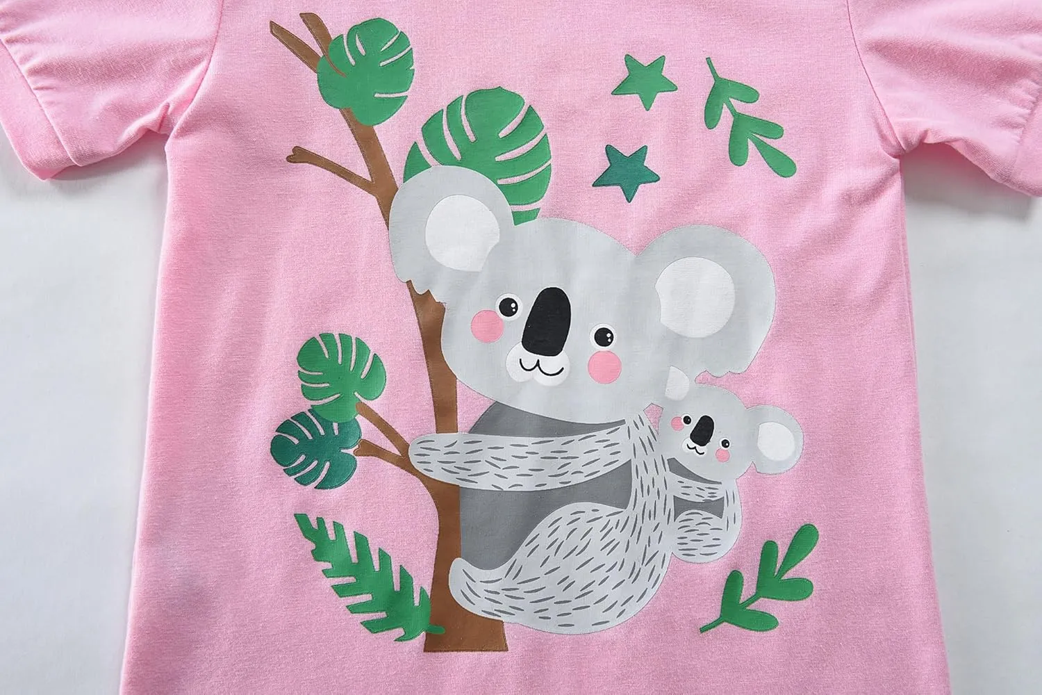 Little Girls Pajamas Short Sleeve 100% Cotton Toddler Pjs Mermaid Sleepwear Unicorn Pajama Summer Clothes Sets 1-7T