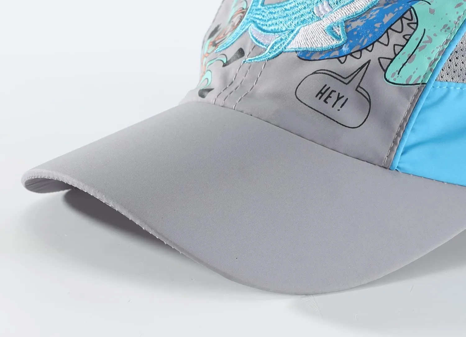 LLmoway Breathable Kids Sun Protection Ball Cap Quick Dry UPF50 Lightweight Mesh Sports Hats for Boys Summer Running Beach