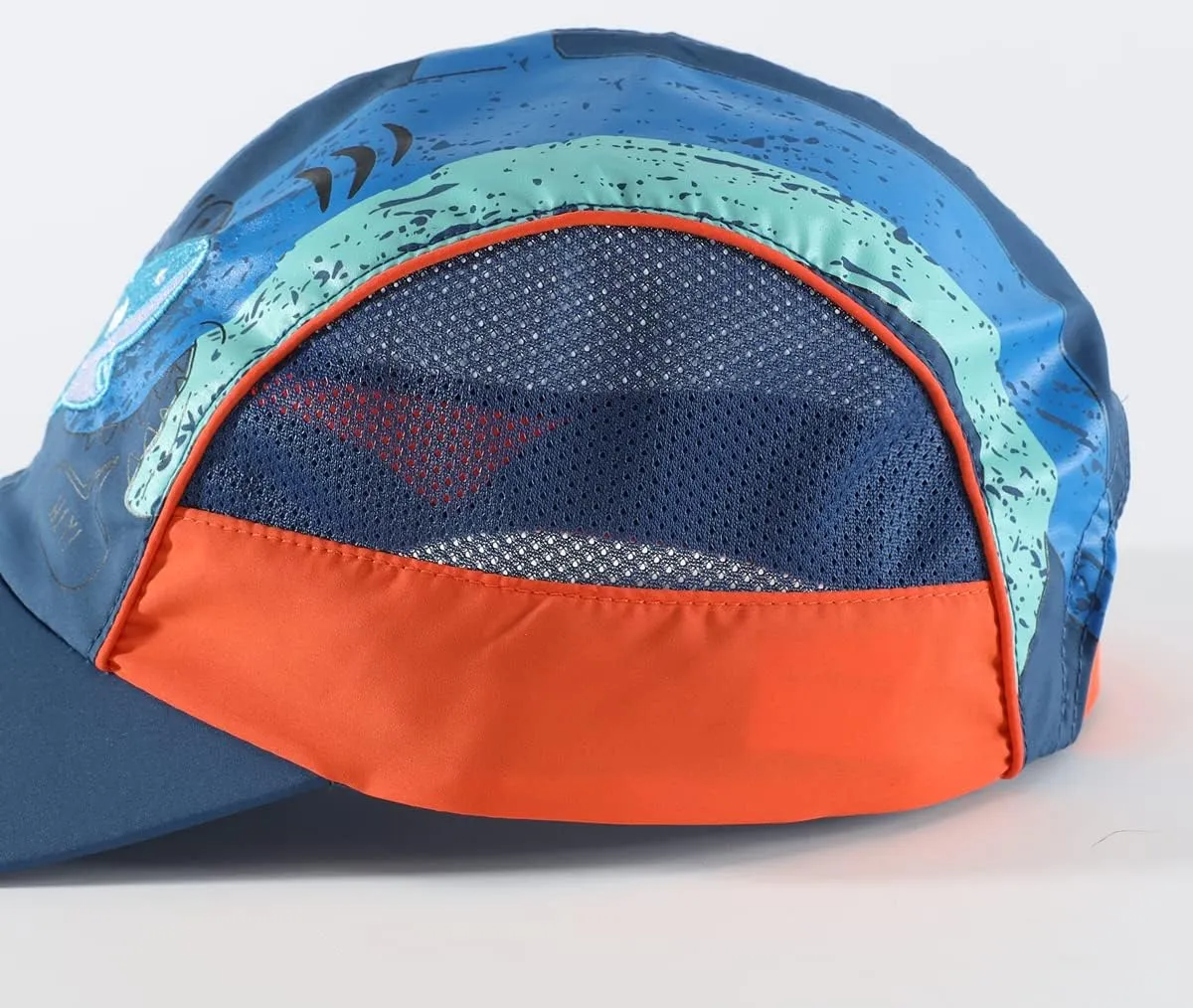 LLmoway Breathable Kids Sun Protection Ball Cap Quick Dry UPF50 Lightweight Mesh Sports Hats for Boys Summer Running Beach