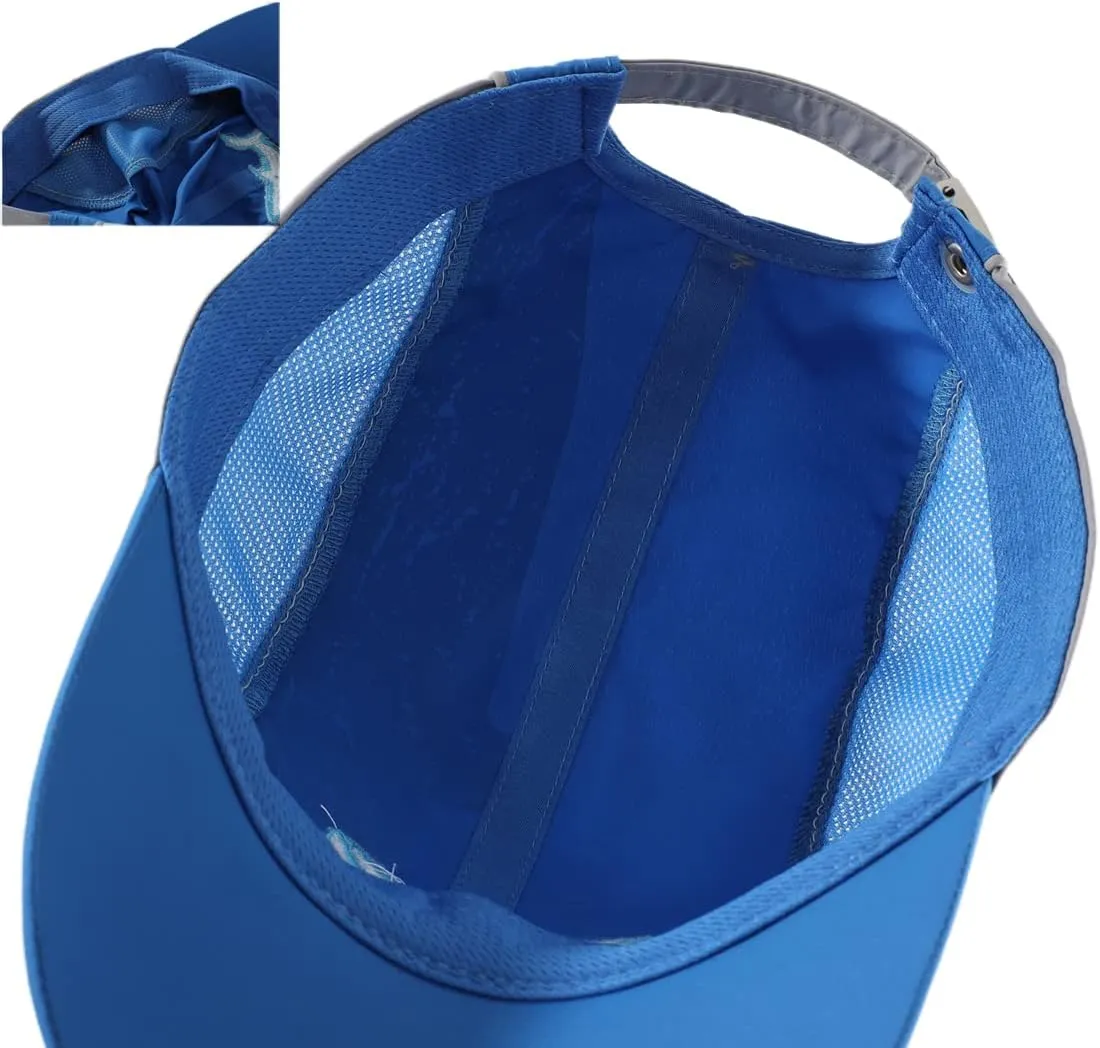 LLmoway Breathable Kids Sun Protection Ball Cap Quick Dry UPF50 Lightweight Mesh Sports Hats for Boys Summer Running Beach