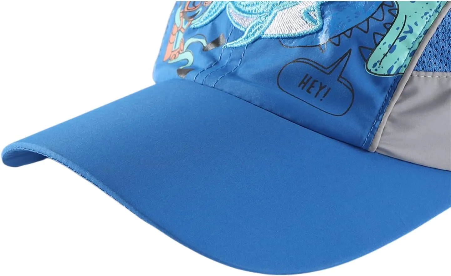 LLmoway Breathable Kids Sun Protection Ball Cap Quick Dry UPF50 Lightweight Mesh Sports Hats for Boys Summer Running Beach