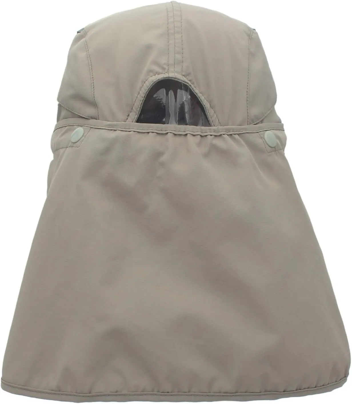 LLmoway Men Women Safari Fishing Sun Cap with Removable Neck Flap Quick Dry Hats
