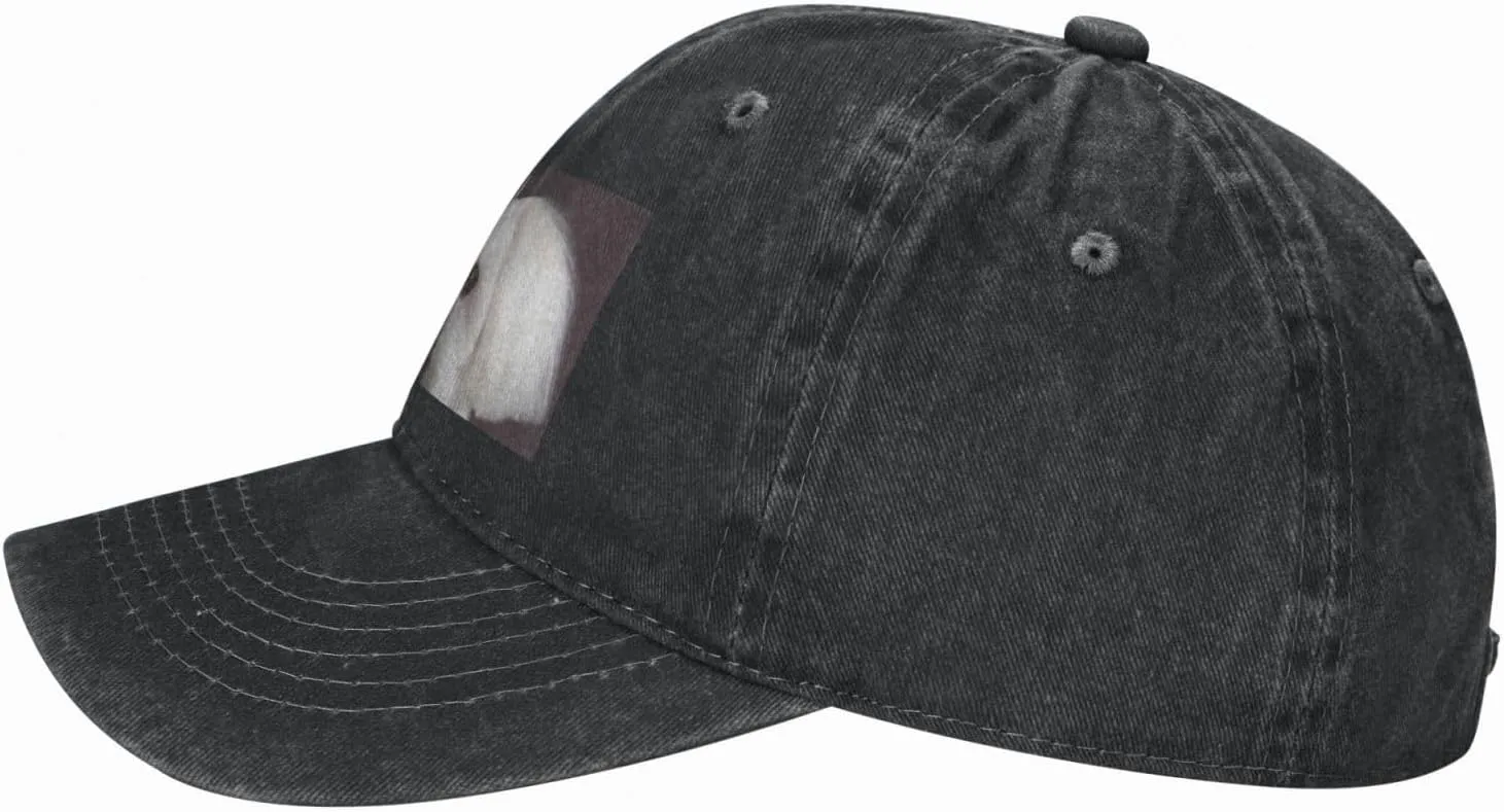 Lovely Maltese Dog Unisex Baseball Cap Breathable Cotton Trucker Hat Classic Denim Dad Hat Summer Sun Hat