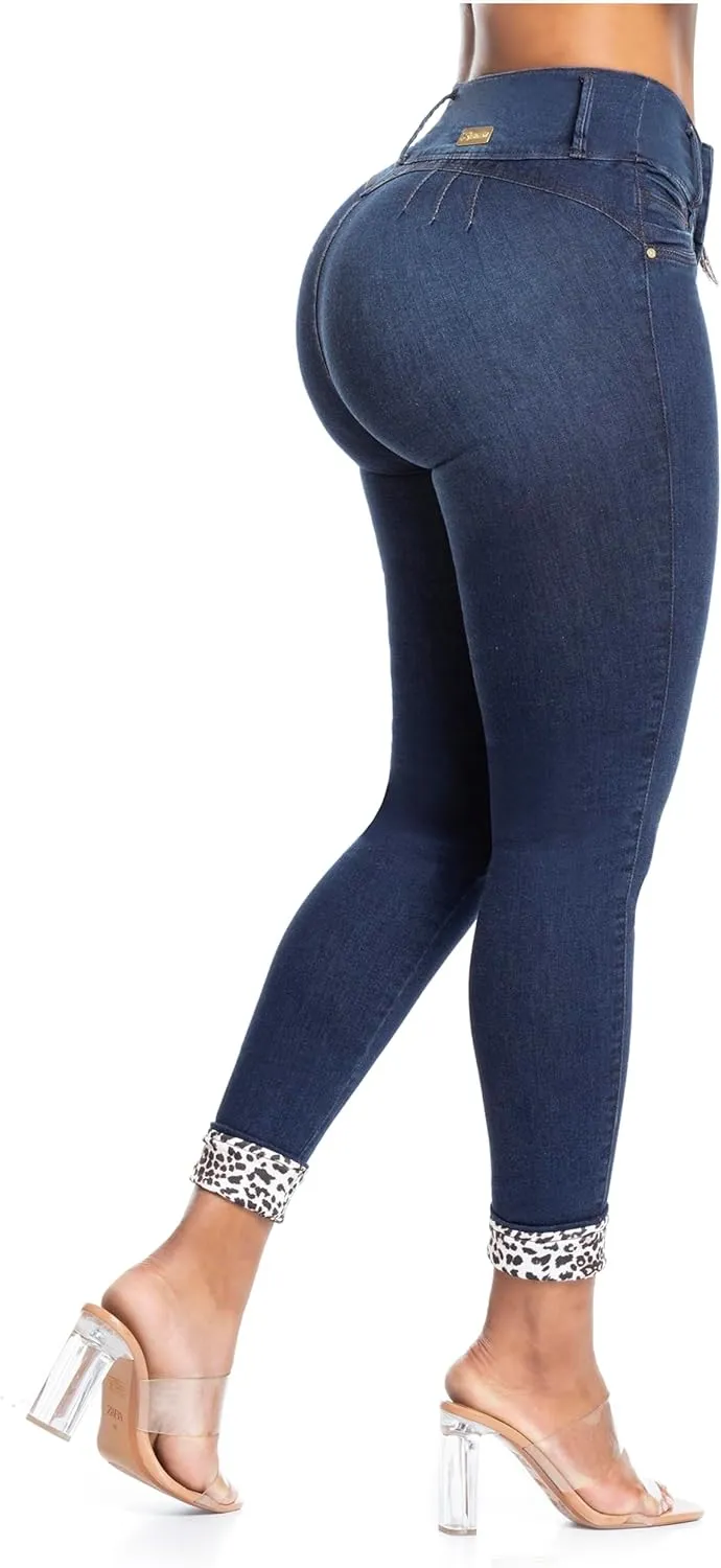 LT.ROSE Pantalones Colombianos Levanta cola | Butt Lifting Jeans | High Waisted Jeans for Women | Colombian Jeans