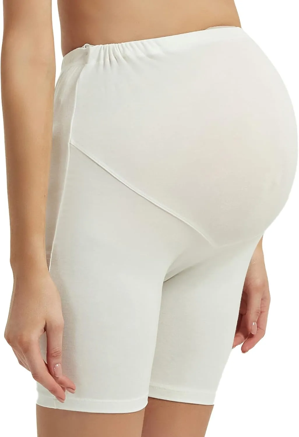 Maternity Shorts for Women Over The Belly Pregnancy Short Leggings Under Dress