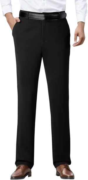 Men Comfy Cargo Pants Stretch, Lightweight Solid Color Long, Multipants High Stretch Multi-Pocket Durable Cargo Pants