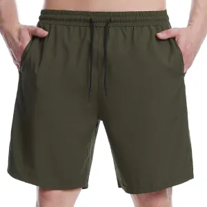 Men Workout Running Shorts Sports Fitness Gym Training Quick Dry Athletic Lightweight Performance Shorts with Pocket