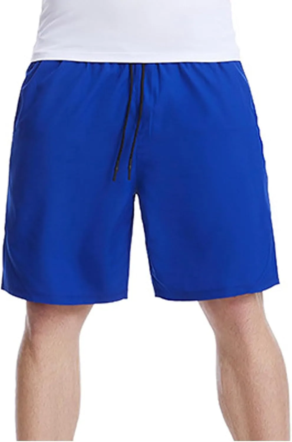 Men Workout Running Shorts Sports Fitness Gym Training Quick Dry Athletic Lightweight Performance Shorts with Pocket