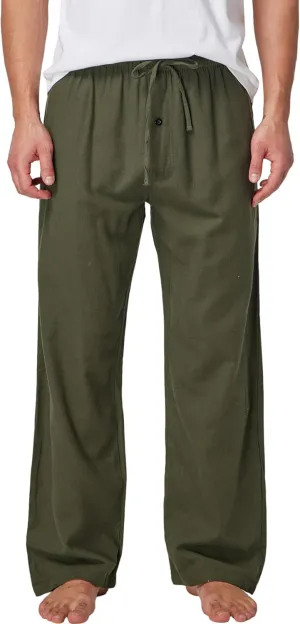 Men's 100% Cotton Super Soft Flannel Plaid Pajama Pants