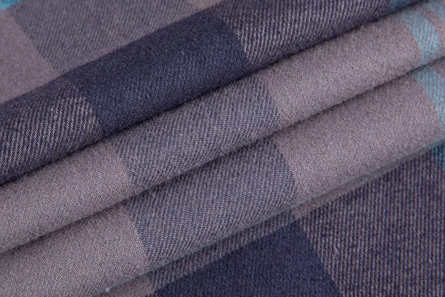 Men's 100% Cotton Super Soft Flannel Plaid Pajama Pants