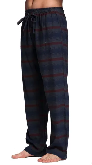 Men's 100% Cotton Super Soft Flannel Plaid Pajama Pants
