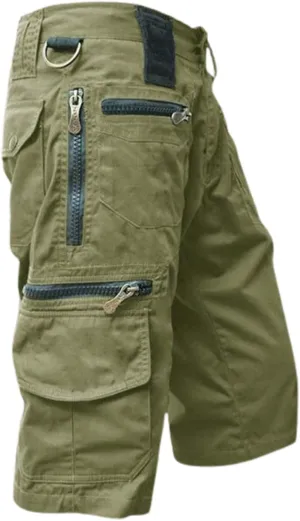 Mens Casual Tactical Cargo Shorts Quick Dry Military Combat Shorts Outdoor Hiking Work Short Pants