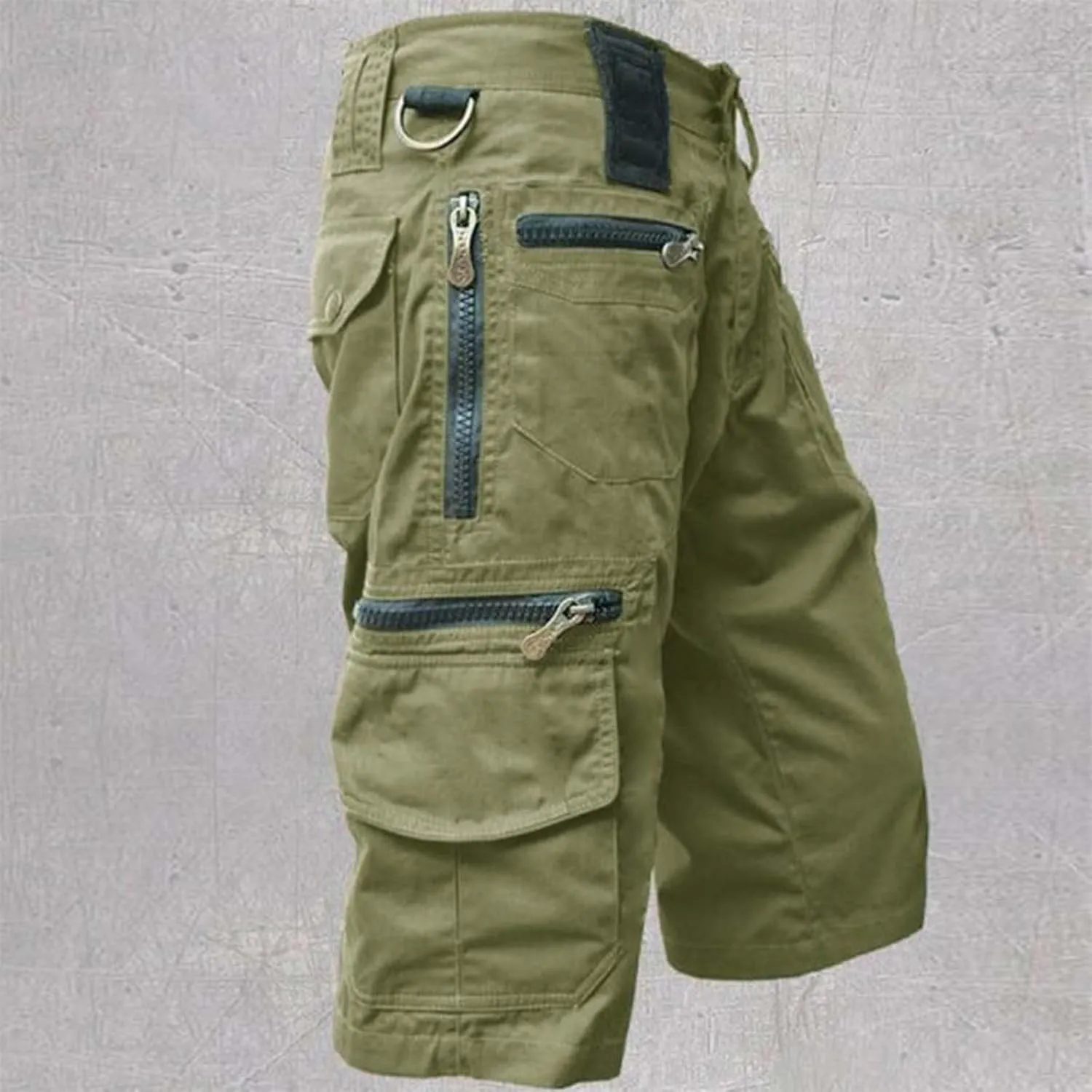 Mens Casual Tactical Cargo Shorts Quick Dry Military Combat Shorts Outdoor Hiking Work Short Pants