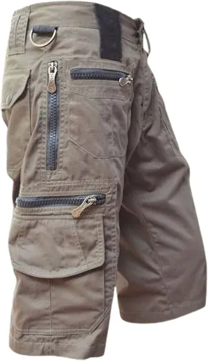 Mens Casual Tactical Cargo Shorts Quick Dry Military Combat Shorts Outdoor Hiking Work Short Pants