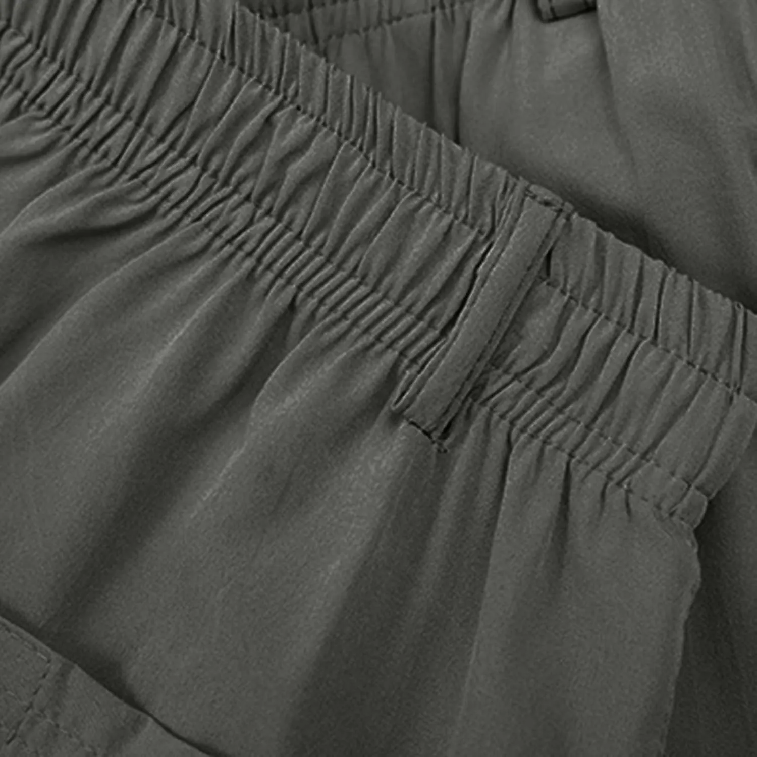 Men's Elastic Waist Pants Dressy Business Casual Slacks Trousers Bottoms Lightweight Comfy Fit