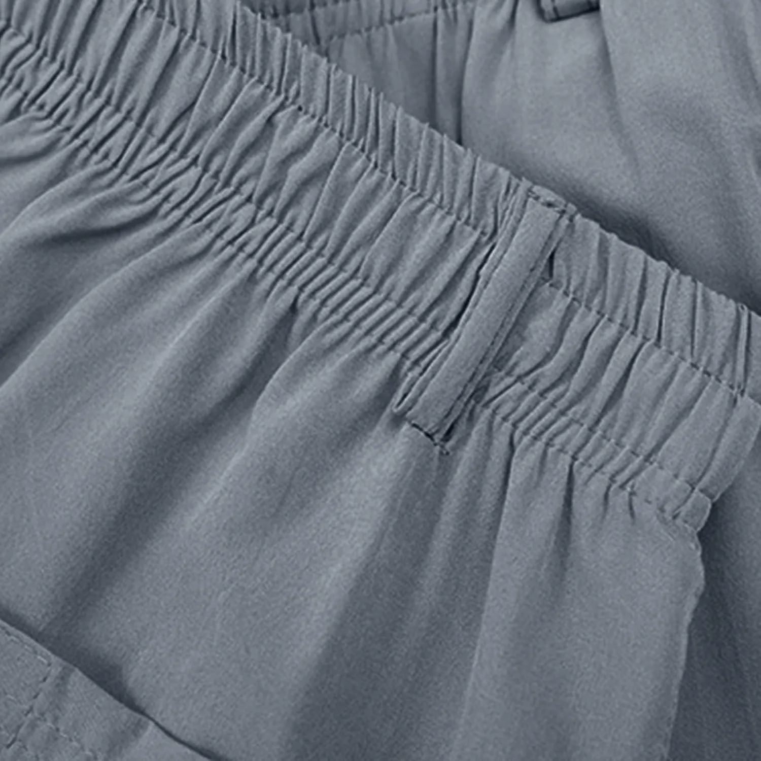 Men's Elastic Waist Pants Dressy Business Casual Slacks Trousers Bottoms Lightweight Comfy Fit