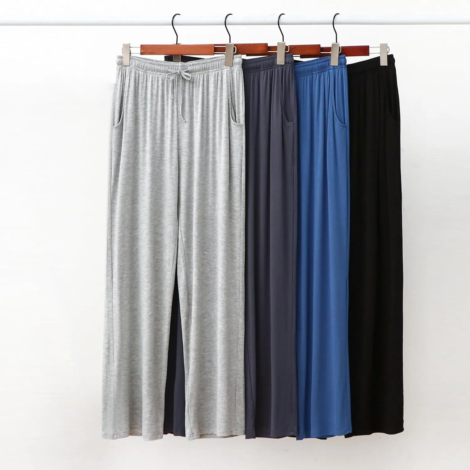 Men's Pajama Pants Soft Modal Lounge Pants with Pockets