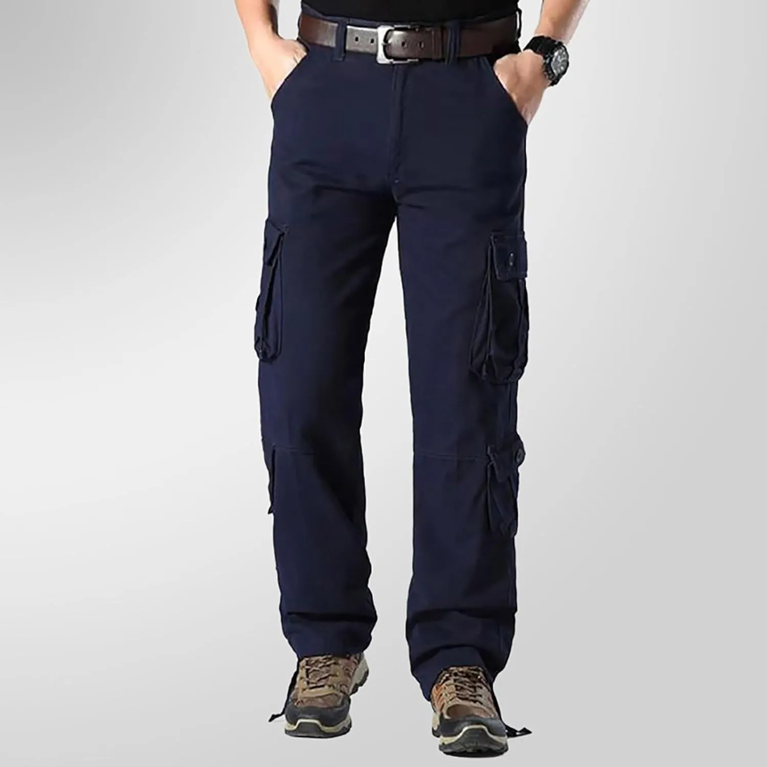 Mens Resort Wear 2025 Comfy Cargo High Stretch Pant,Mencomfy MultiPants-High Stretch Multi-Pocket Durable Cargo Pants