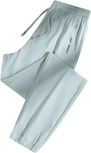 Mens Sweatpants with Pockets Stretch Comfy Fit Active Joggers Ultra Breathable Casual Quick Drying Sport Trousers