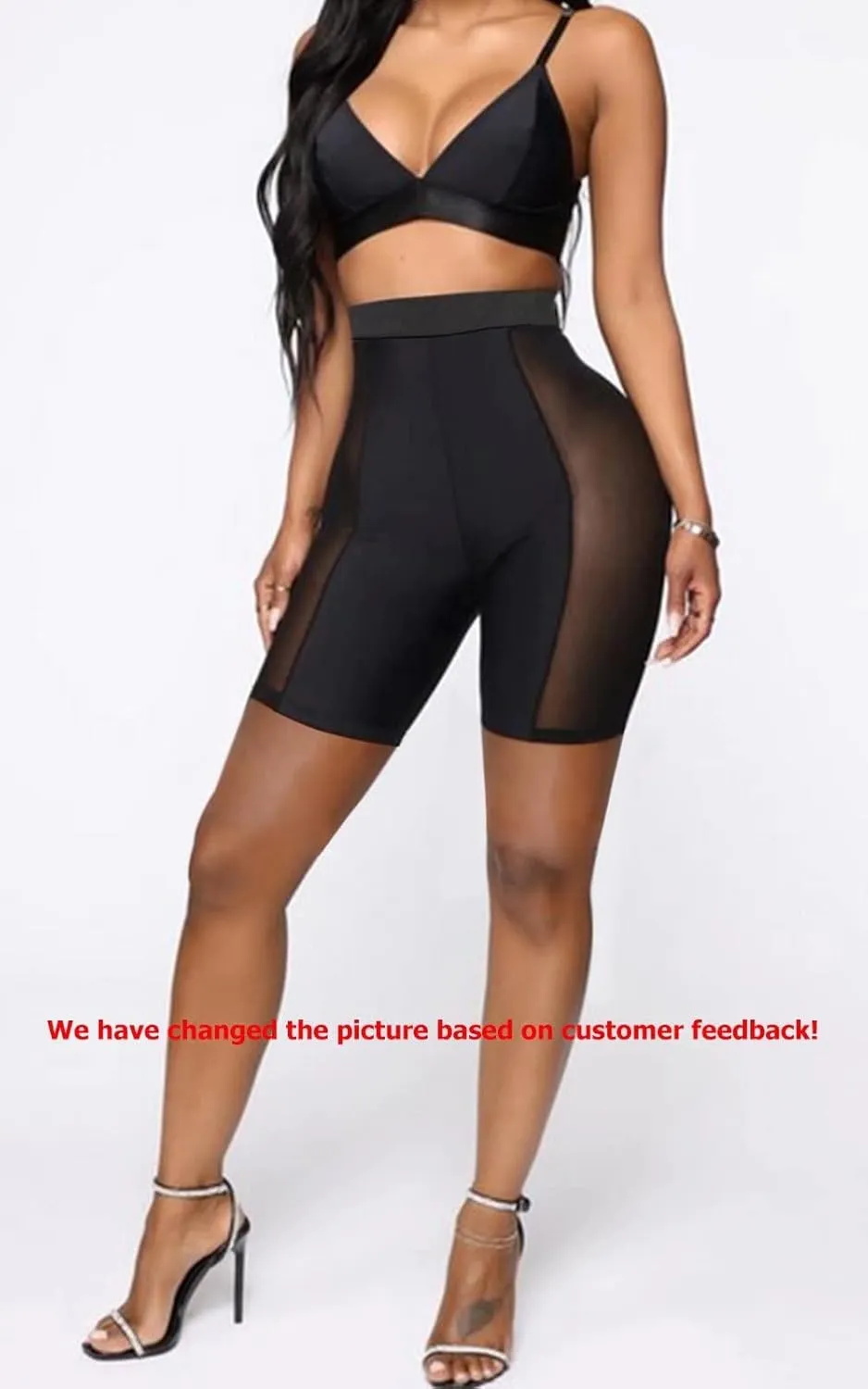 Mintsnow Women's Sheer Mesh Lace Leggings Stretchy High Waist Long Pants Lightweight Casual Pants