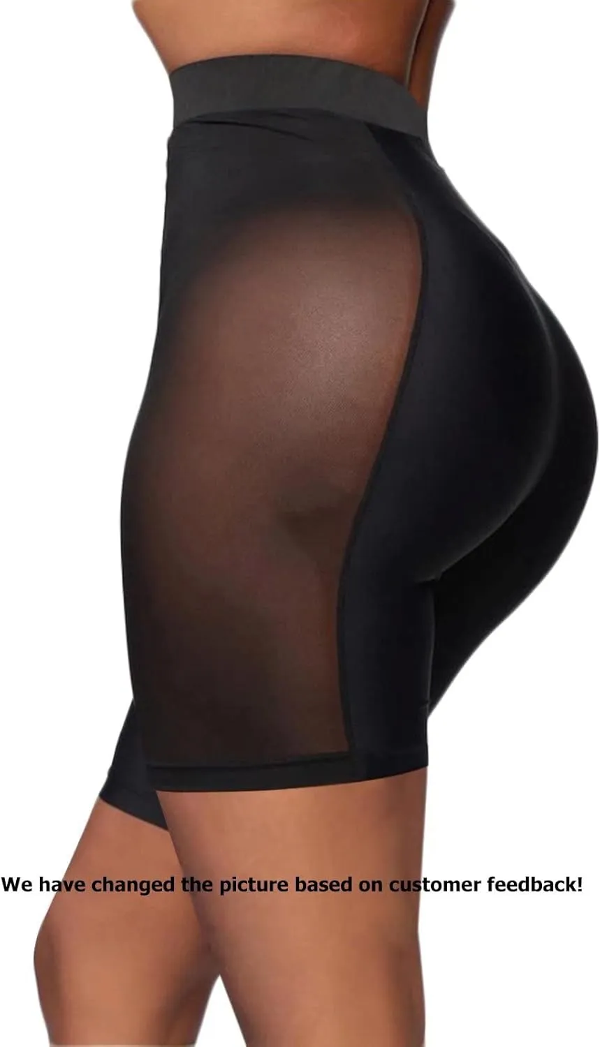 Mintsnow Women's Sheer Mesh Lace Leggings Stretchy High Waist Long Pants Lightweight Casual Pants