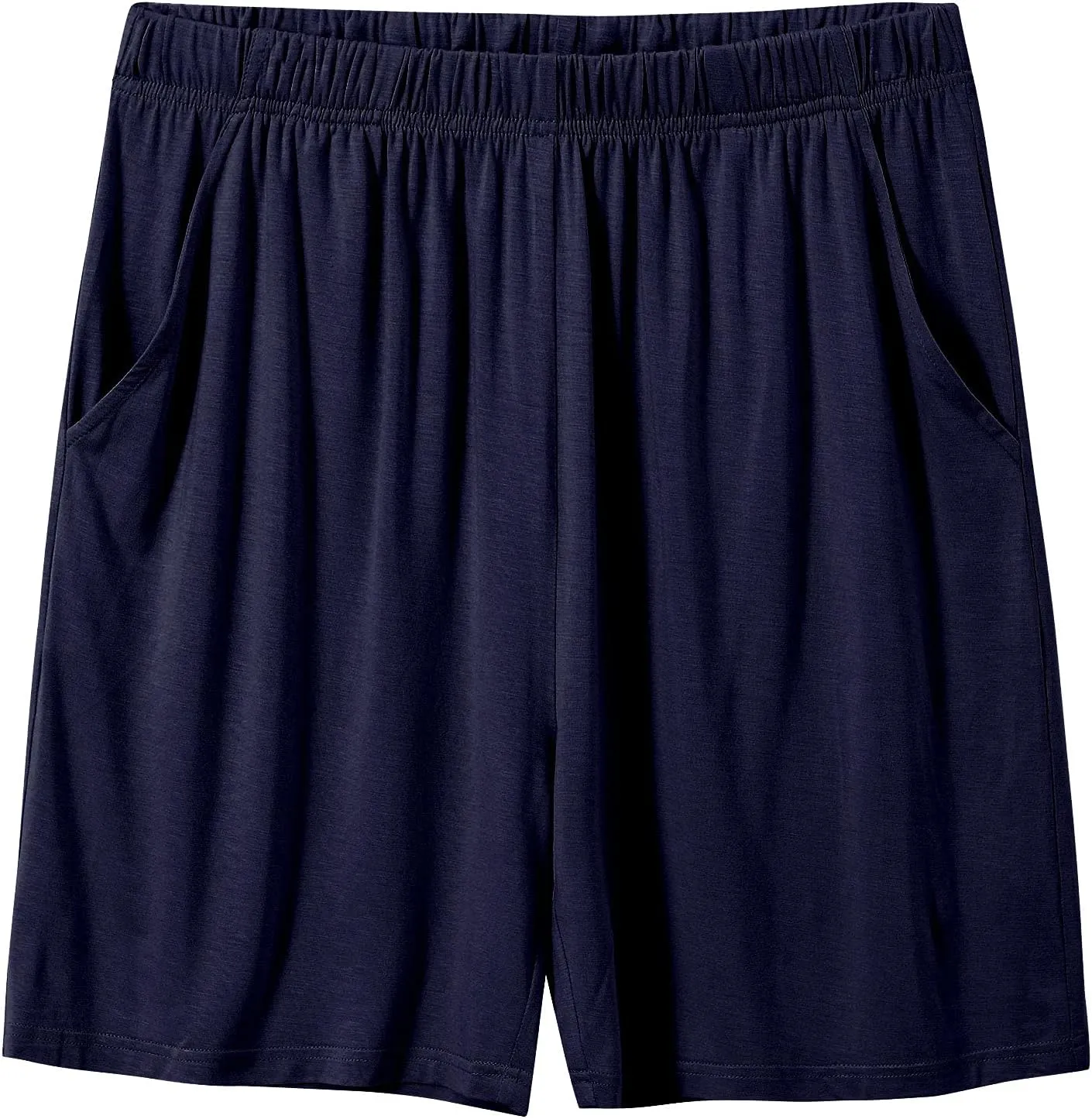 MoFiz Mens Pajama Set Summer Pjs Sleepwear Nightwear Lightweight Quick Dry Soft Short Sleeve V-Neck Pjs Sleep Set With Pocket