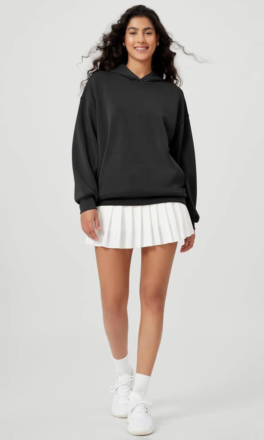 ODODOS Women's Modal Soft Oversized Hoodies Long Sleeve Hooded Sweatshirts Pullover Top with Kangaroo Pocket