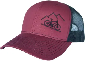 Outdoor Trucker Hat Snapback - Mountain Bike Design