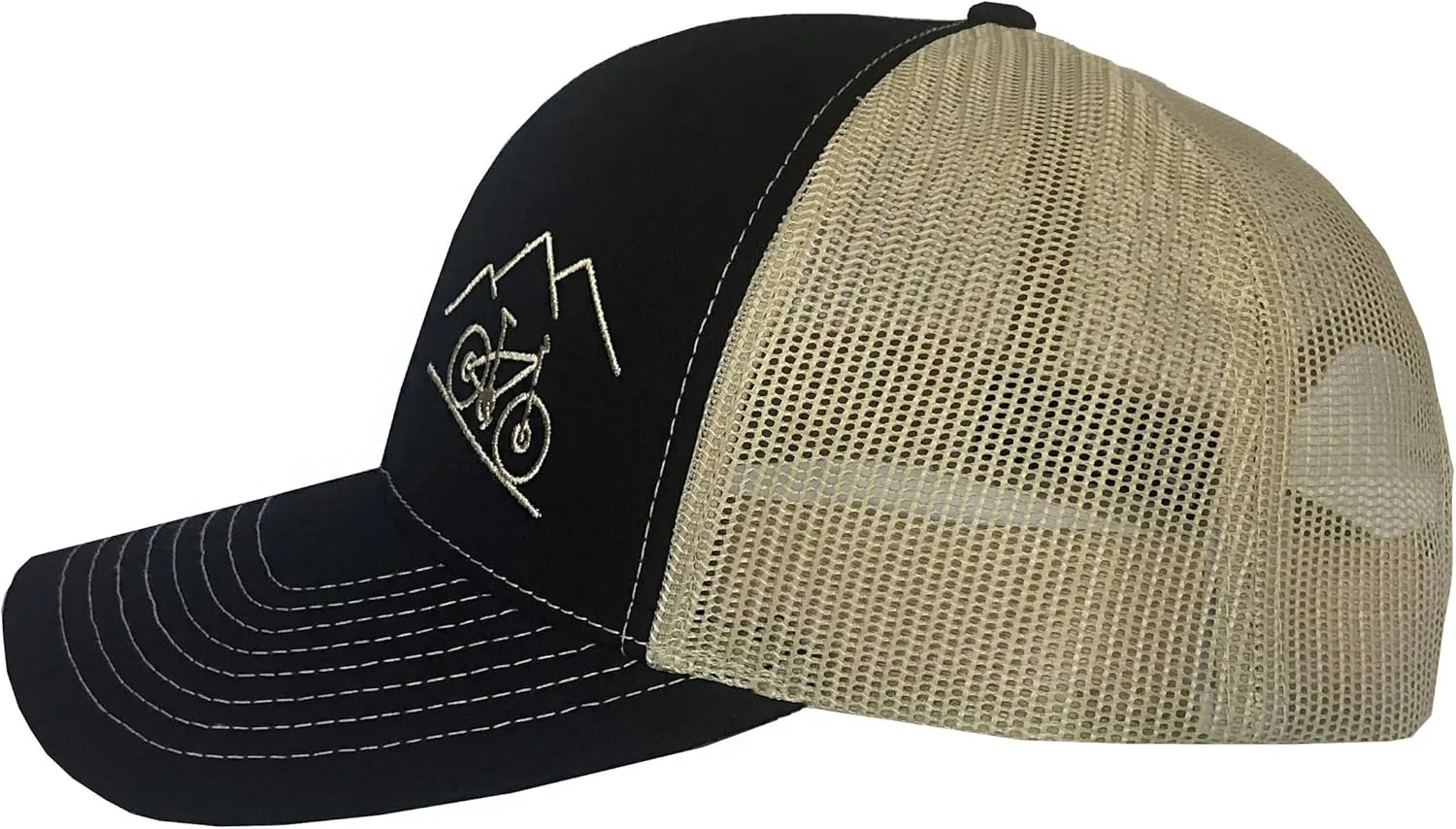 Outdoor Trucker Hat Snapback - Mountain Bike Design