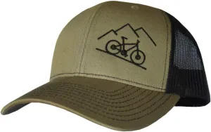 Outdoor Trucker Hat Snapback - Mountain Bike Design