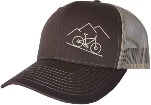 Outdoor Trucker Hat Snapback - Mountain Bike Design