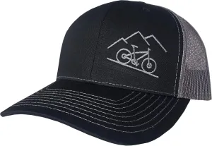 Outdoor Trucker Hat Snapback - Mountain Bike Design