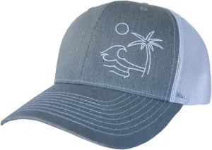 Outdoor Trucker Hat Snapback - Surf Beach Design